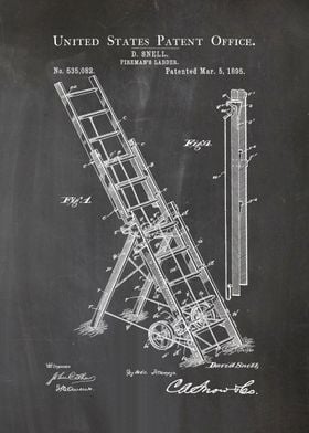 5 1895 Firemans Ladder P