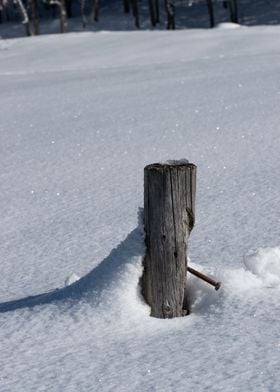 snowy countryside 