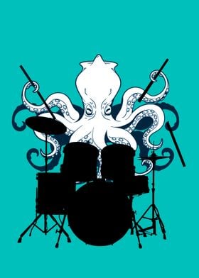 Octopus Drummer