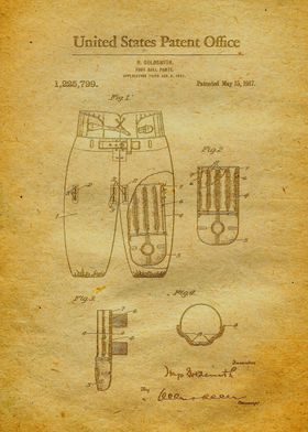 52 Football Pants Patent 