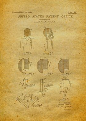 57 Fencing Mask Patent