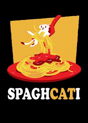 Spaghcati Spaghetti Cat