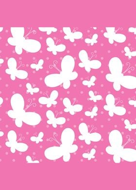 Pink Butterfly Pattern