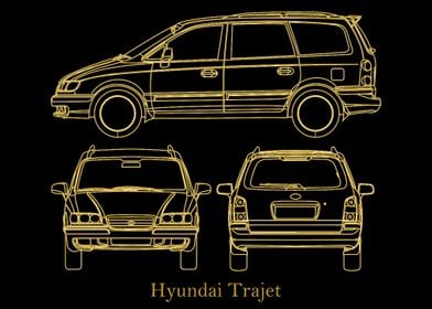 Hyundai Trajet 2005  gold 