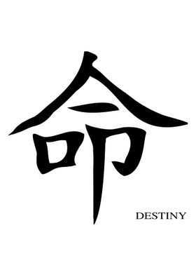 Destiny Chinese Charcter