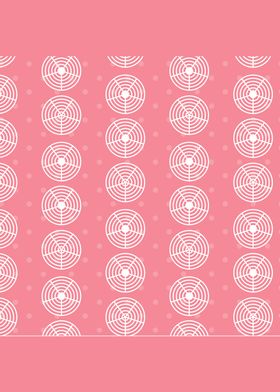 Pink Circle Stove Pattern