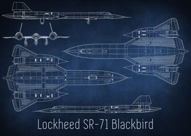 SR 71 Blackbird Blueprint