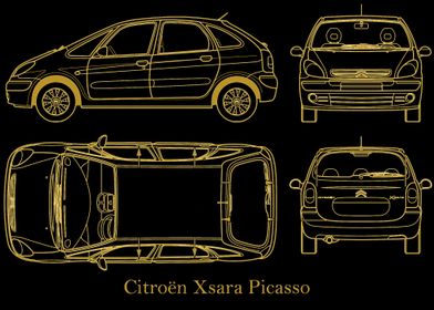 Citroen Xsara Picasso gold