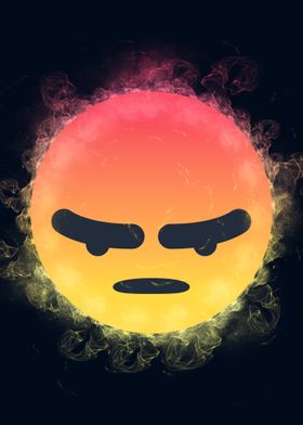 angry emoji emoticon 