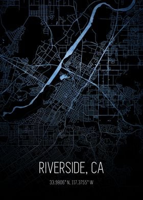 Riverside City Map