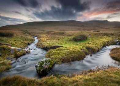 The meandering River Tawe