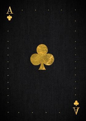 Ace of Clubs  Golden card