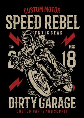 rebel riders are here' Poster, picture, metal print, paint by Create  Purkarthofer