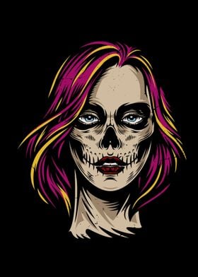 Pretty Woman Skull