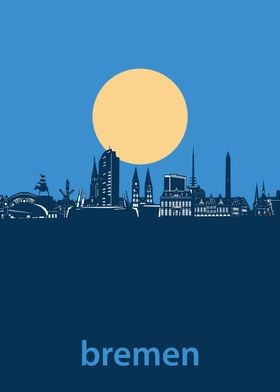 bremen minimal blue