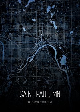 Saint Paul City Map