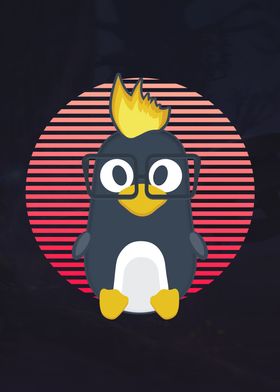 Programming linux mascot