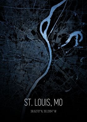 St Louis City Map