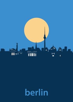 berlin minimal blue