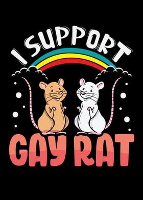 I Support gay Rat cute