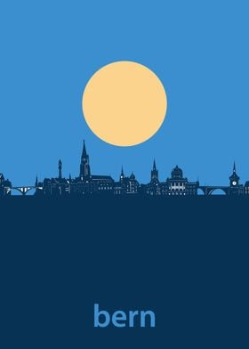 bern minimal blue