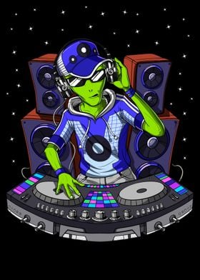 Space Alien Music DJ