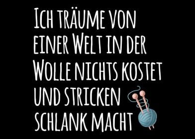 Lustiger Stricken Spruch