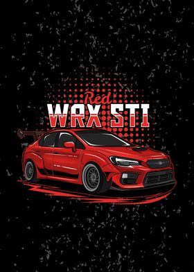 red wrx sti