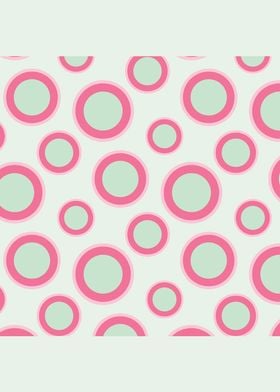 Pink Circles Pattern