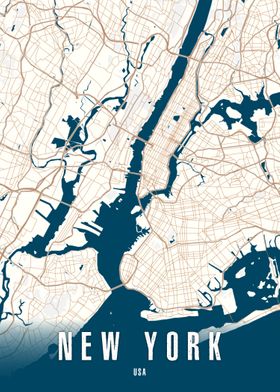 new york city map