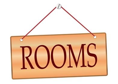 Rooms Sign In Wood 