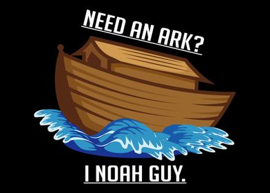 Bible Ark Noah Pun Fan Gif' Poster by Powdertoastman | Displate