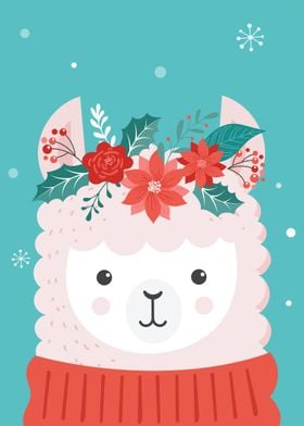 Kawaii Christmas Sheep