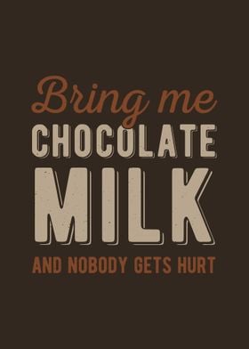 Funny Chocolate Milk