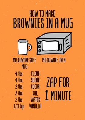 Brownies In A Mug Decor 