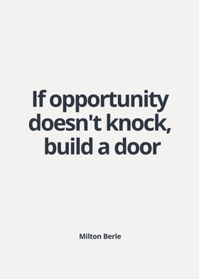 build a door