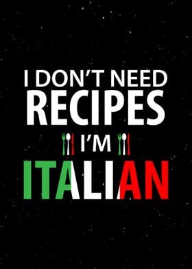 Funny Italian Recipe Decor