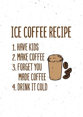 Ice Coffee Recipe Artwork 