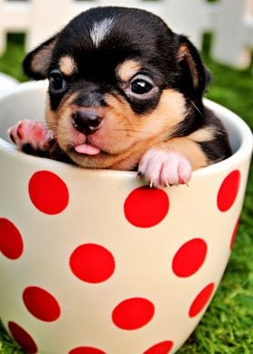 Puppy In A Mug