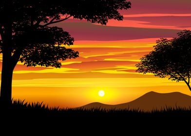 Silhouette Landscapes