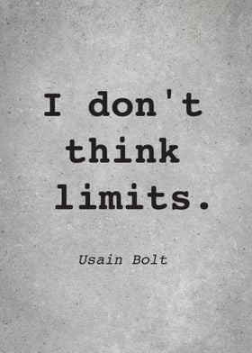 Usain Bolt Quote L014