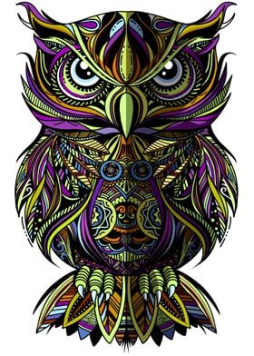 Owl Abstract