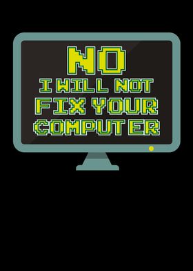 Not Fix Your Computer 