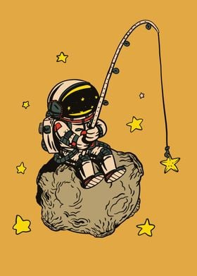 ASTRONAUT FISHING