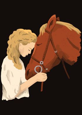 GIRL AND HORSE