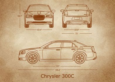 Chrysler 300C 2017 old 