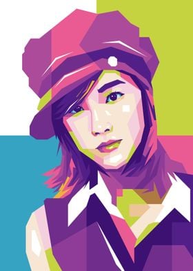 TAEYEON SNSD POP ART