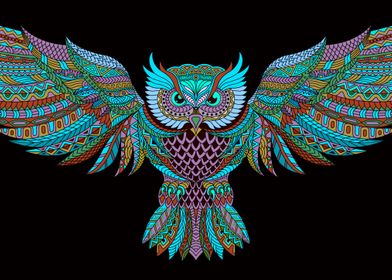 Abstract Owl