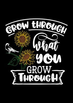 Grow through