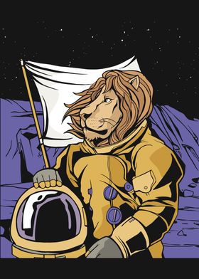 Space Lion Poster By Kill2kill Displate